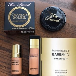 Too Faced chocolate bronzer bareMinerals bronzer